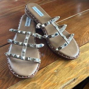 Steve Madden Studded Slip-On Sandals